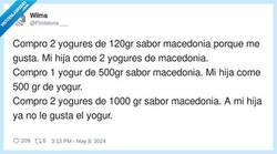 Enlace a Igual la has saturado de yogur de macedonia, digo yo, por @Flintstone___