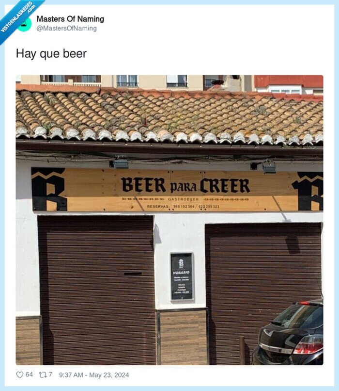 1584417 - Hay que beer, por @MastersOfNaming
