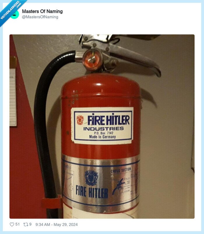 extintor,gas,hitler,fuego
