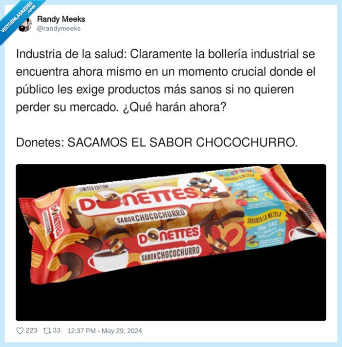 chocochurro,industrial,donettes,productos,industria