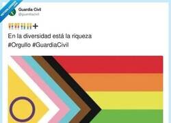 Enlace a La Guardia Civil celebra el Orgullo y su apoyo a la comunidad LGTBIQ y nosotros lo único que queremos es leer con palomitas los comentarios de fachas ofendidos