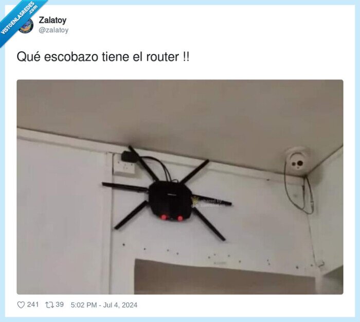 escobazo,router,pared