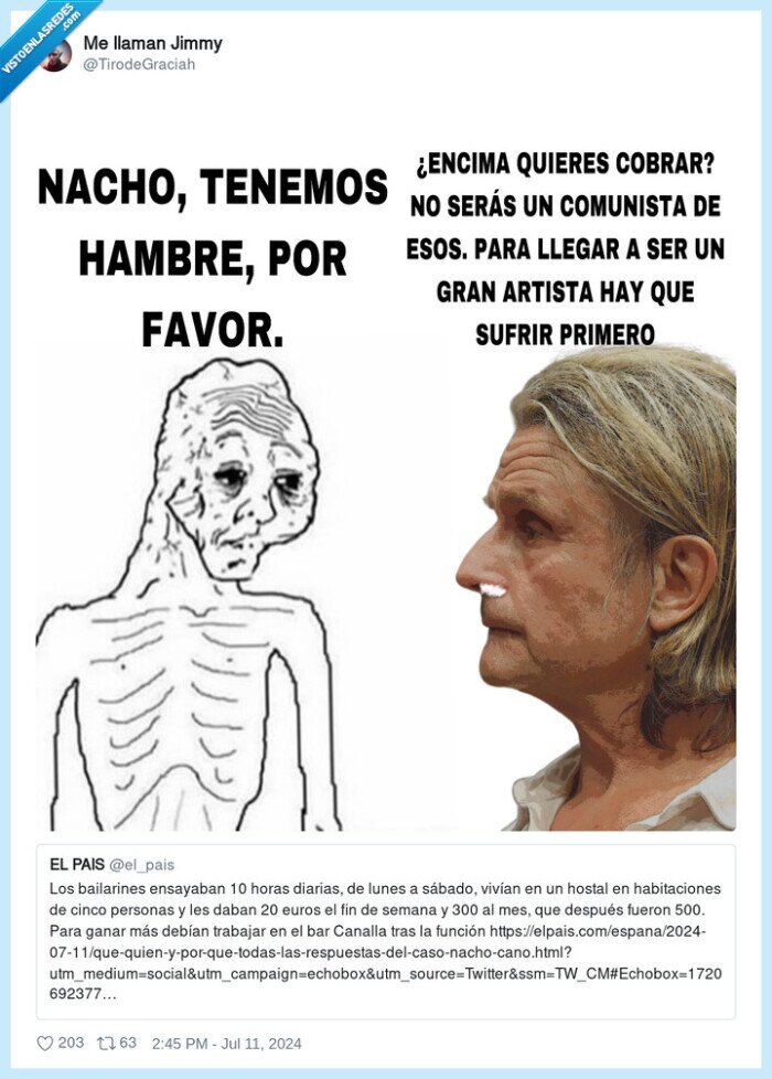 nacho cano,extranjeros,contratar,obra