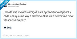 Enlace a Yo dormiría con un ojo medio abierto, por @blindma1den