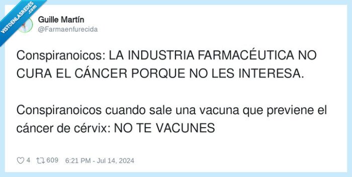 conspiranoicos,farmacéutica,fiarse,industria,cancer