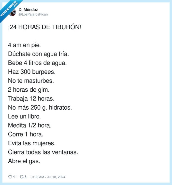 1609540 - Nos harías un gran favor, tiburón discípulo de Llados, por @LosPajarosPican