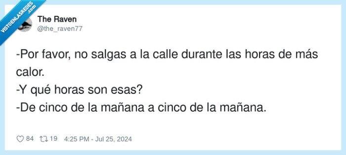 mañana,favor,salir,calor,calle,cinco,horas