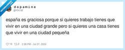 Enlace a Trabajo y tener casa grande está reñido entonces, por @YH1M