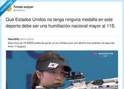 Enlace a Qué Estados Unidos no tenga ninguna medalla en este deporte debe ser una humillación nacional mayor al 11S., por @KileKraz