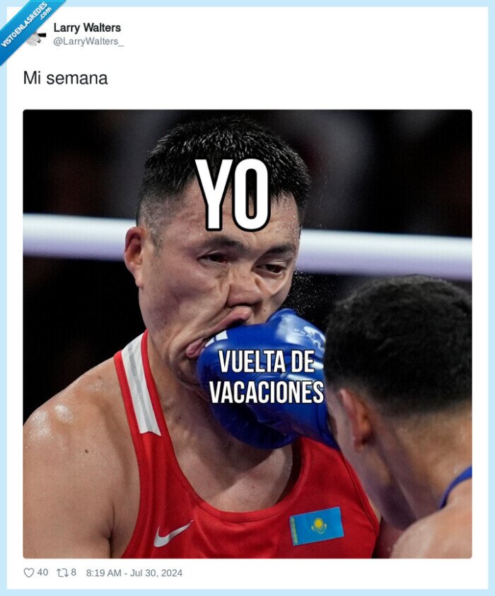 semana,boxeo,jjoo,vacaciones,vuelta