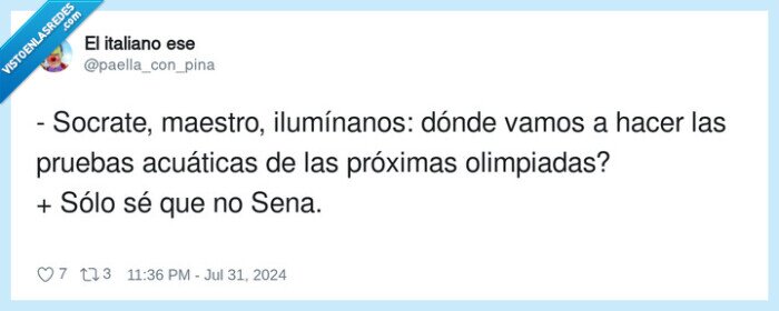 jjoo,acuáticas,olimpiadas,próximas,socrates,maestro,sena