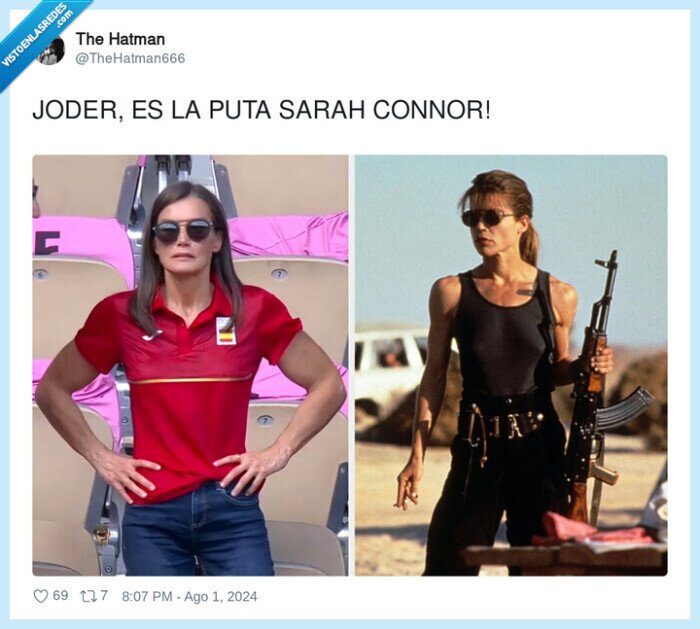 sarah connor,letizia,clavada