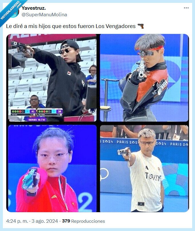 vengadores,hijos,olimpiadas