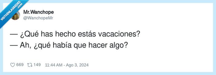 1617644 - Me tenéis harto con lo de los viajecitos de mier*a, por @WanchopeMr