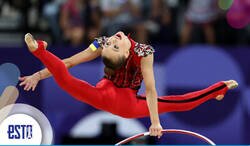 Enlace a Taisiia Onofriichuk, la ucraniana que homenajeó a Michael Jackson con “ Thriller” en gimnasia rítmica