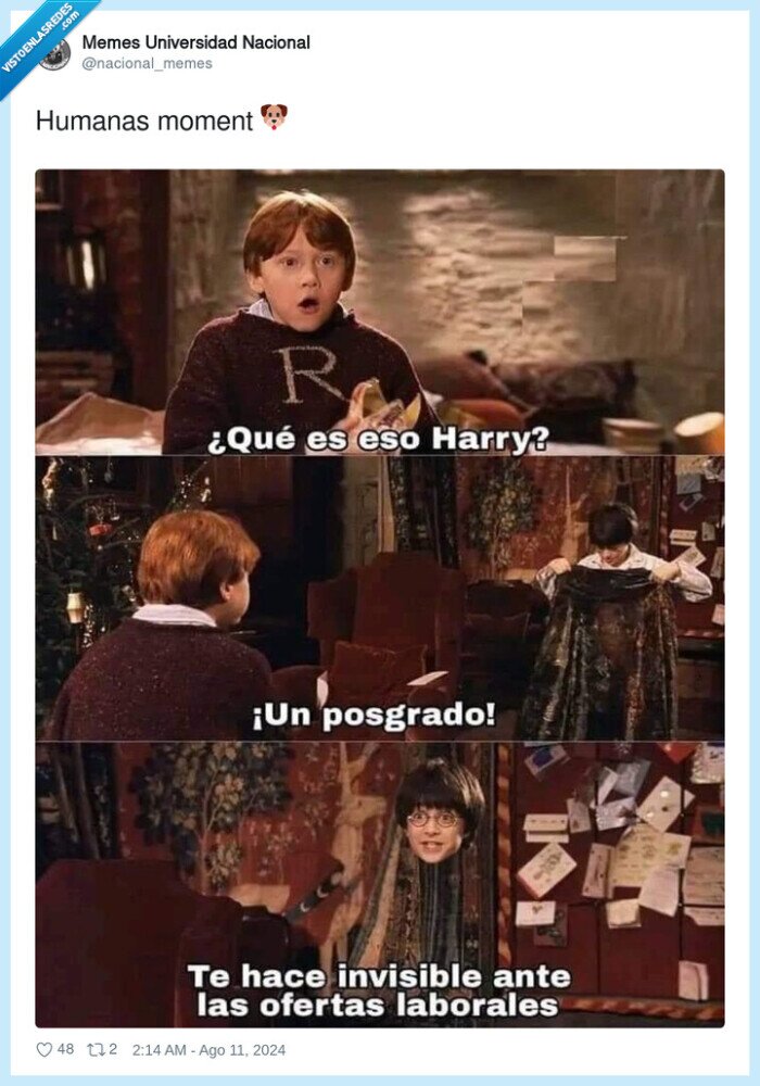 harry potter,posgrado,invisible