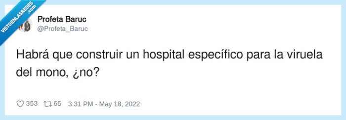 específico,construir,hospital,viruela del mono