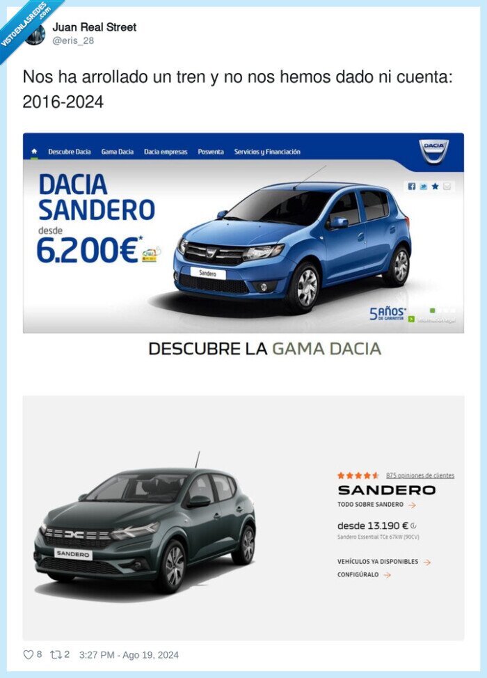 arrollado,2016-2024,dacia,precio,coches