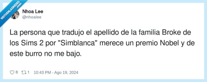 simblanca,apellido,persona,traducción,sims