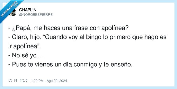 apolínea,bingo,linea