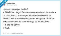 Enlace a No soy mucho de regatear, por @paella_con_pina