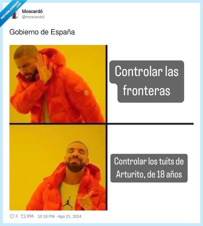 1629796 - Gobierno de España desviando la atención de lo verdaderamente importante, por @moscardol