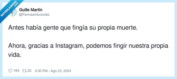 instagram,fingir,muerte,vida