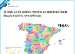 Enlace a La revista @viajar ha publicado el mapa de los pueblos más feos de cada provincia de España