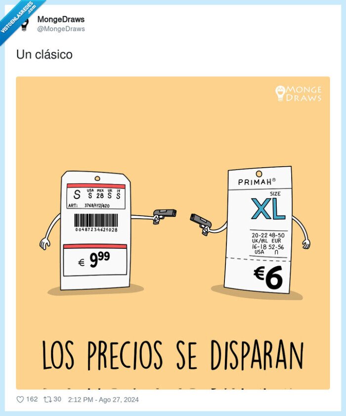 precios,etiquetas,dispararse