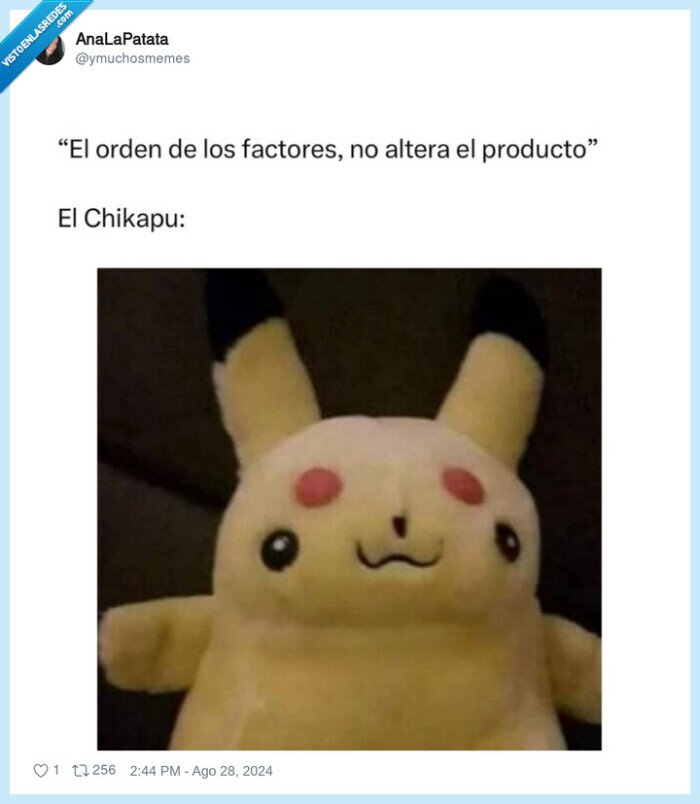 1632541 - Que se lo digan a Chikapu, por @ymuchosmemes