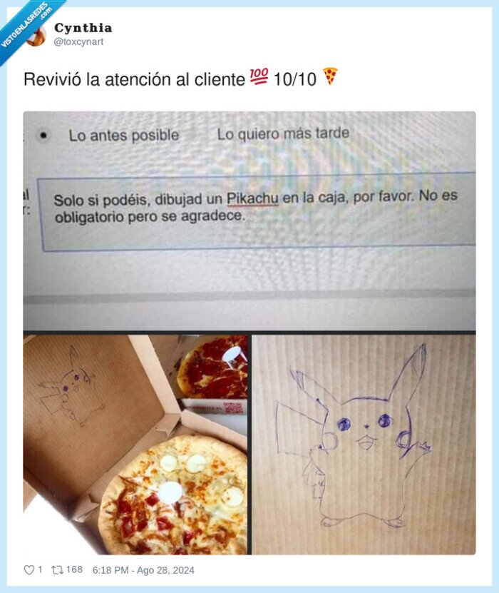 atención,cliente,pizza,pikachu