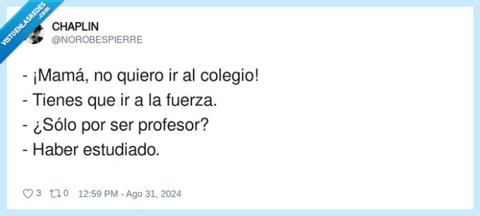 1633538 - Todos los profesores en septiembre, por @NOROBESPIERRE