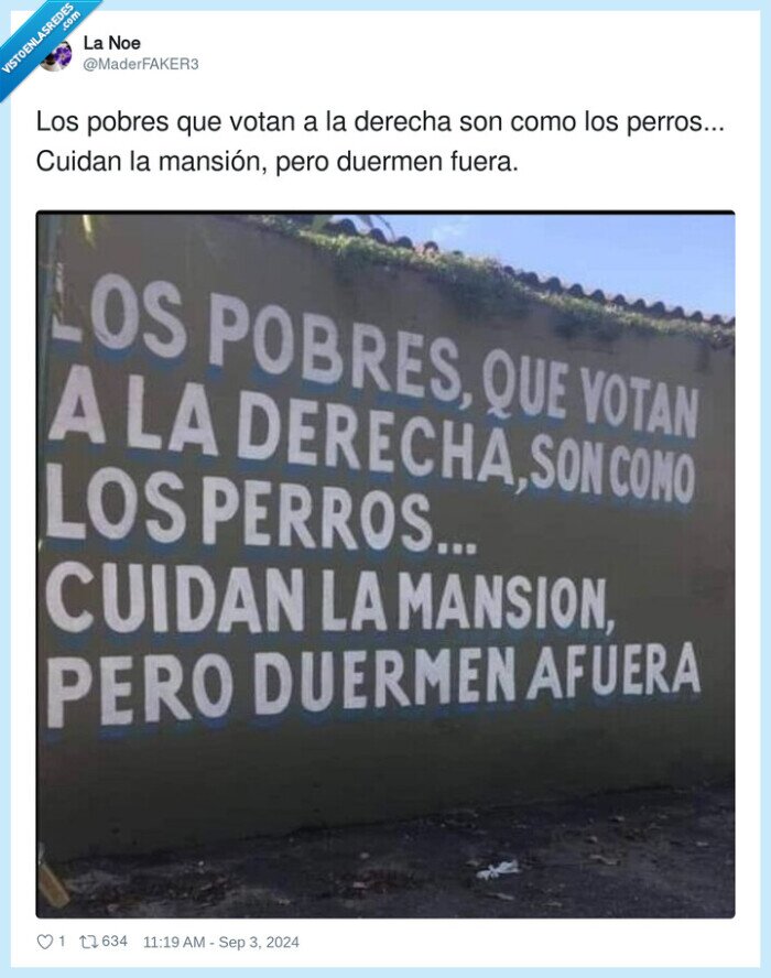 mansión,derecha,dormir,pobres,perros,cuidar