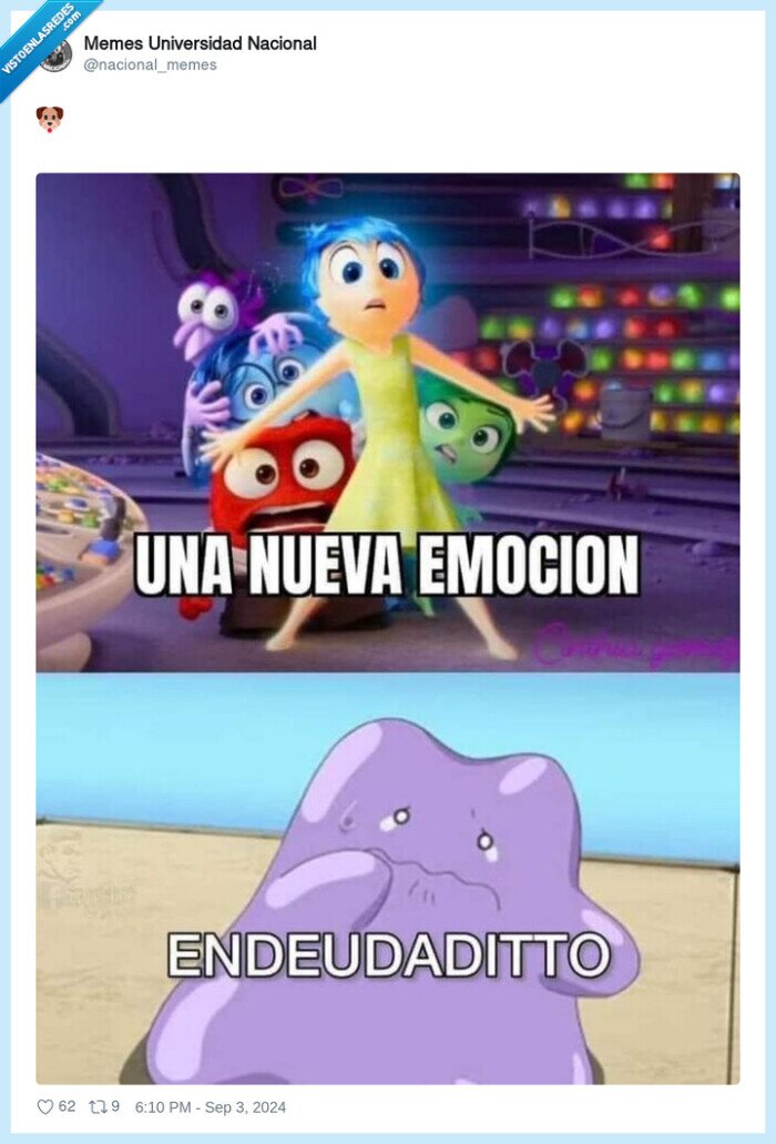 inside out,emociones,deudas,endeudaditto,ditto