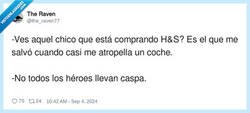 Enlace a No todos los héroes llevan caspa, por @the_raven77