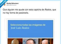 Enlace a El captcha imposible de Ábalos, por @NicoBolivariano