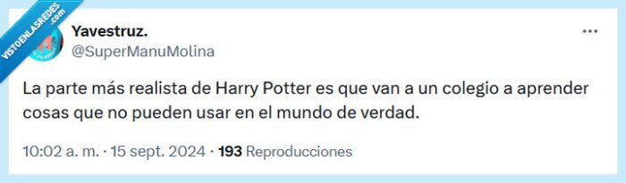 realista,harry potter,colegio