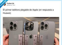 Enlace a Apple copiando a Huawei, por @ValeriA_Tech