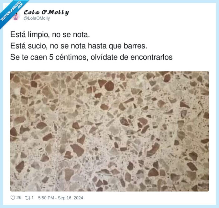 1640141 - Todos hemos vivido en un piso con un suelo así, por @LolaOMolly