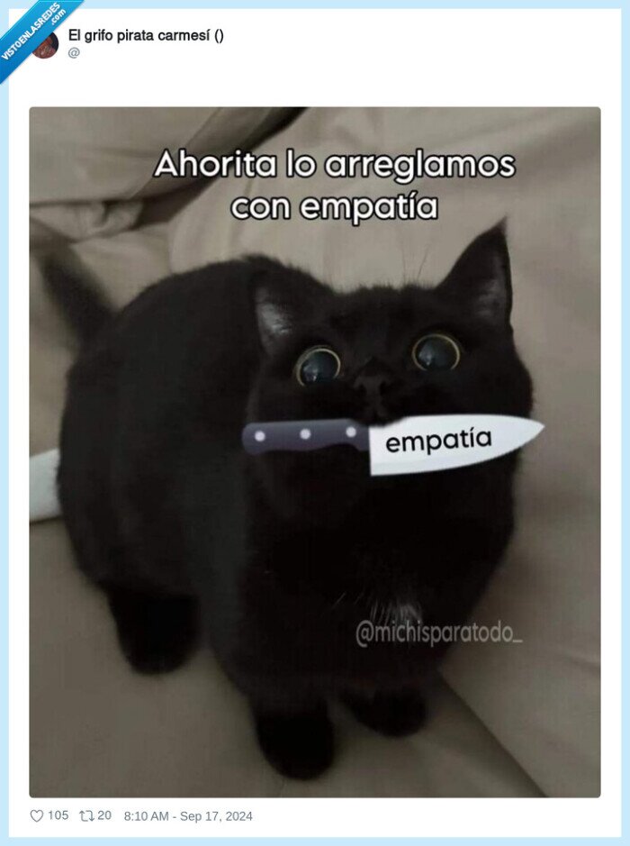 gato,navaja,empatía