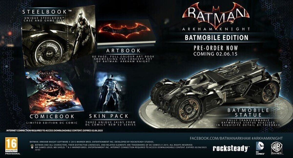 Nivel de Hype Over 9000 con el nuevo gameplay de Batman: Arkham Knight