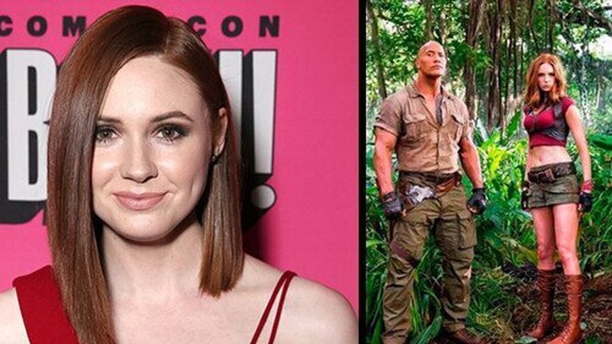 Karen Gillan habla sobre la razón por la que lleva tan poca ropa en la nueva Jumanji