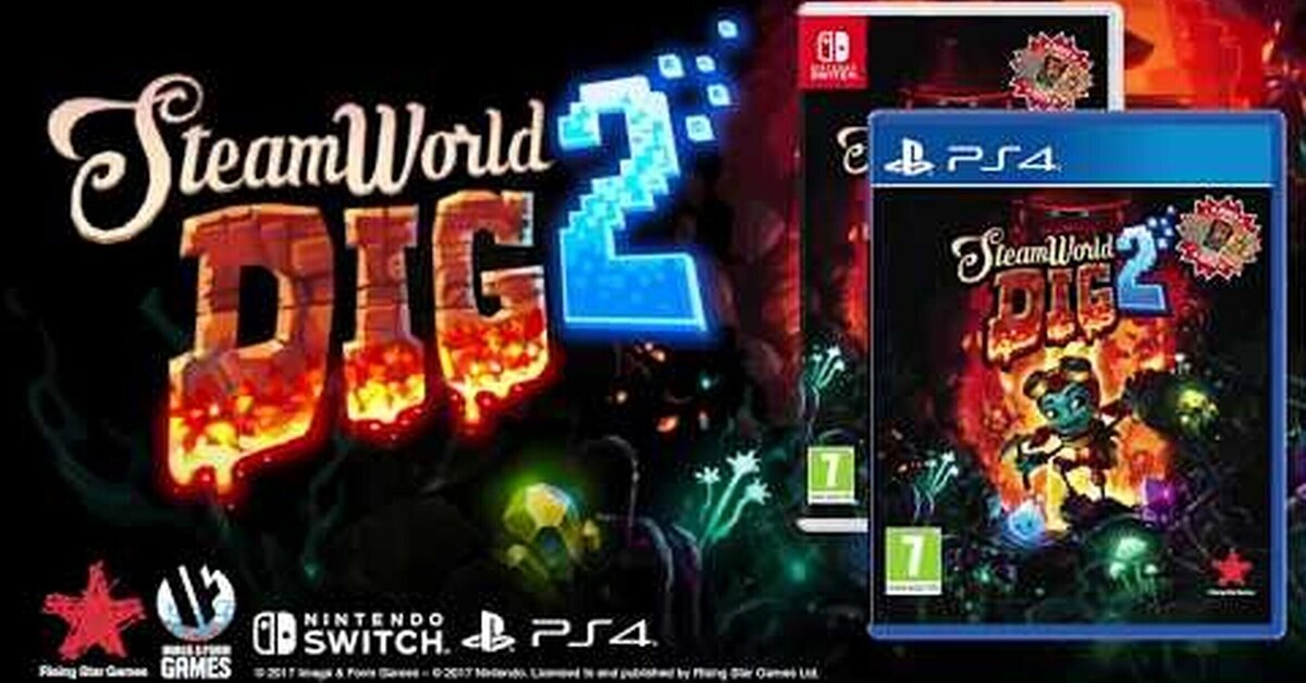 Ya a la venta SteamWorld Dig 2 para Switch y PS4