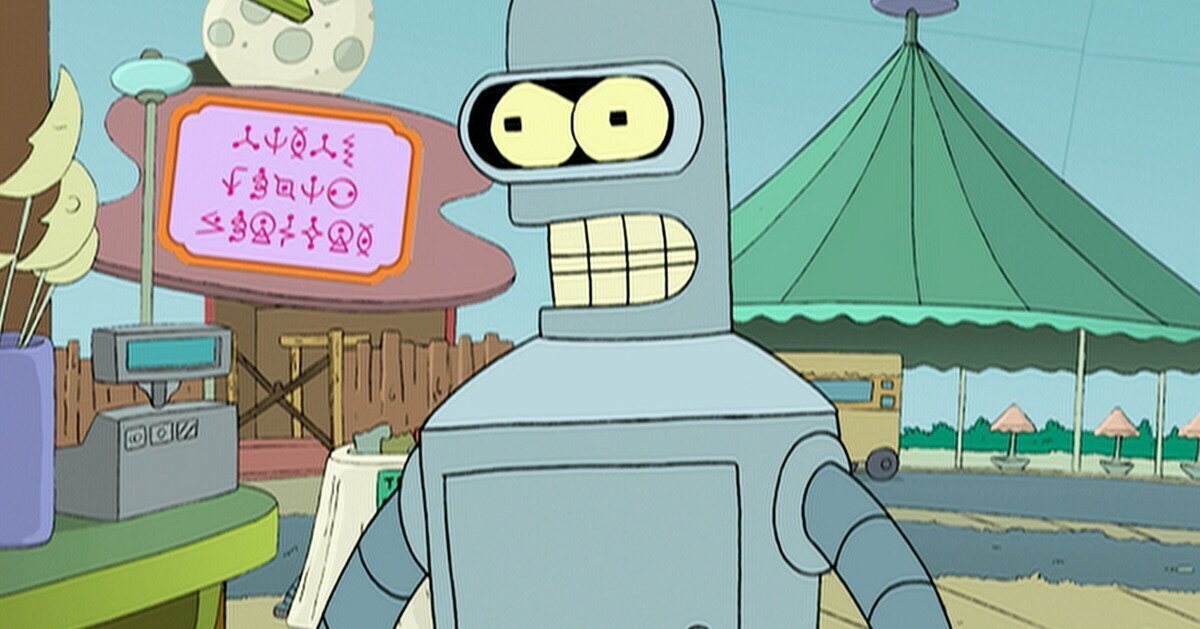 Futurama tenía dos lenguajes alfanuméricos propios y uno de los dos nunca lo descrifró nadie