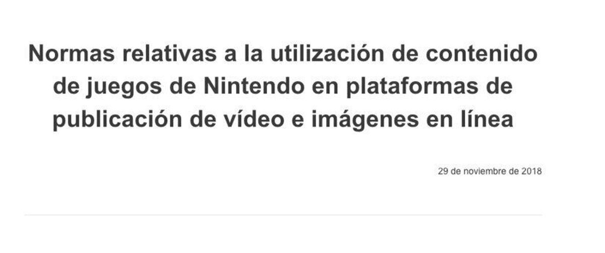 Nintendo te dejará monetizar vídeos de sus juegos si cumples estas  normas