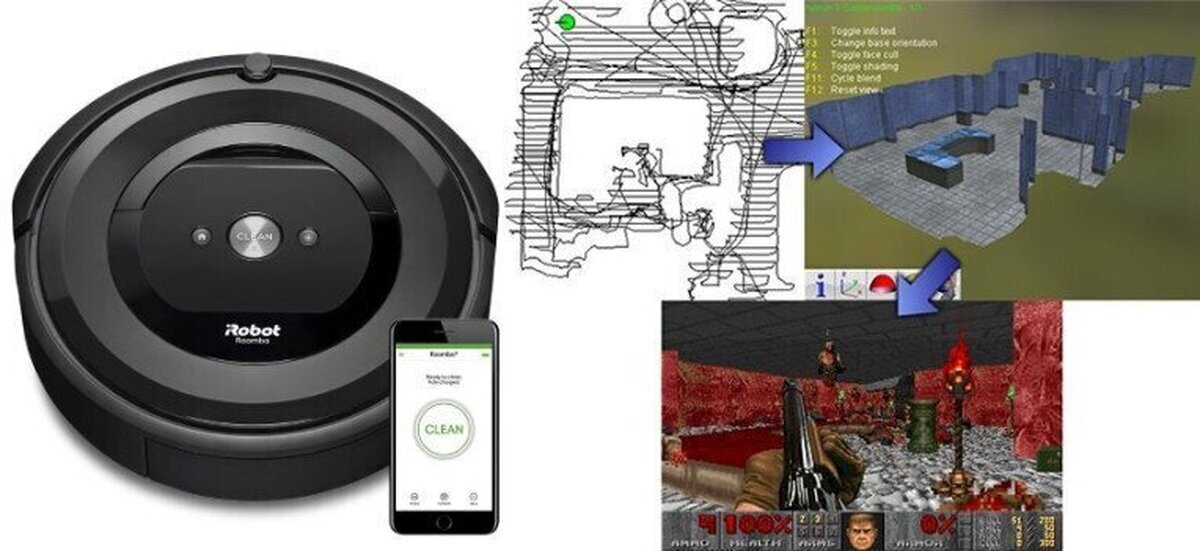 Ya puedes hacer que tu Roomba diseñe niveles de DOOM con esta maravilla 