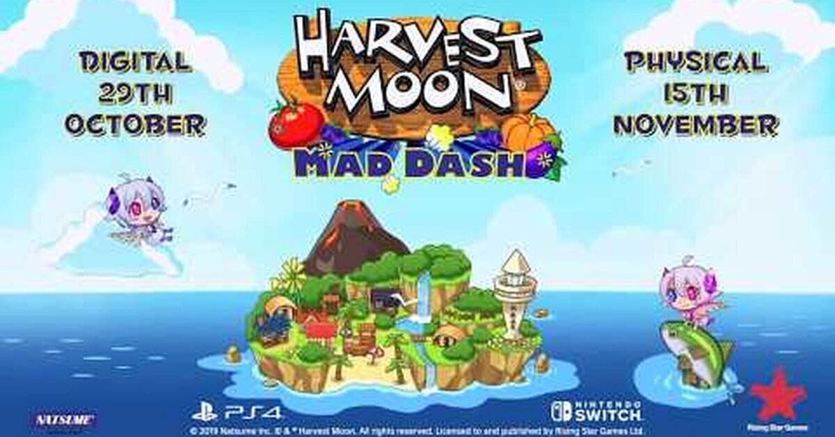 Harvest Moon: Mad Dash ya disponible para PS4 y Switch