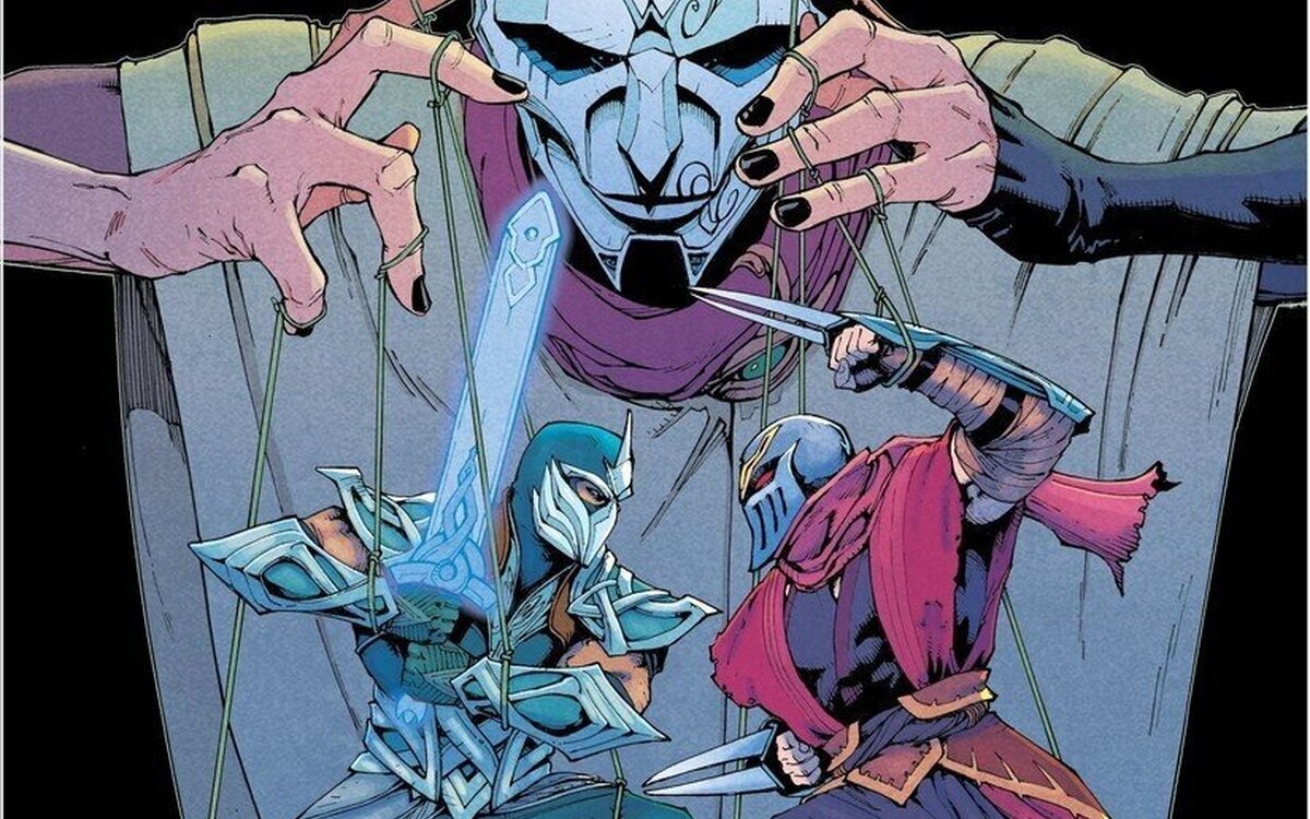 Zed y Shen se encuentran en el tercer tomo del cómic ZED