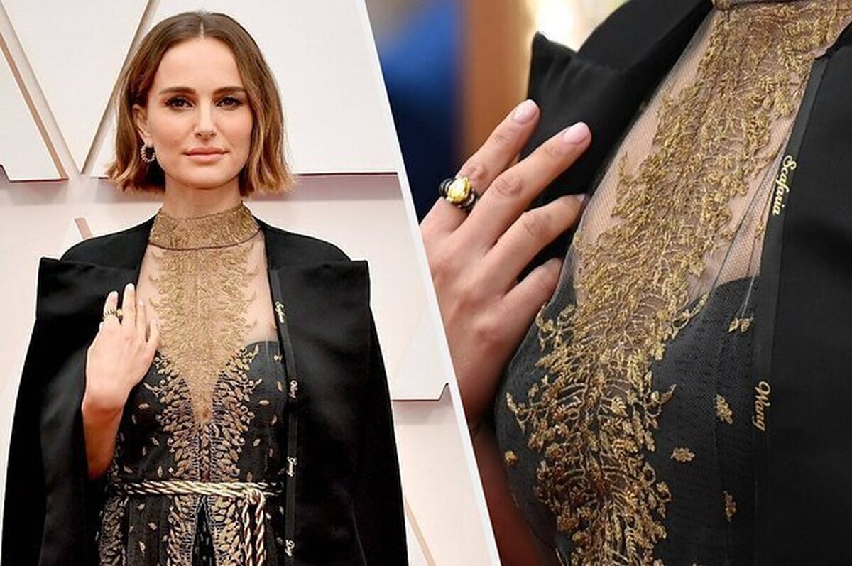 Natalie Portman deslumbra en Los Oscar con un mensaje feminista en su ropa