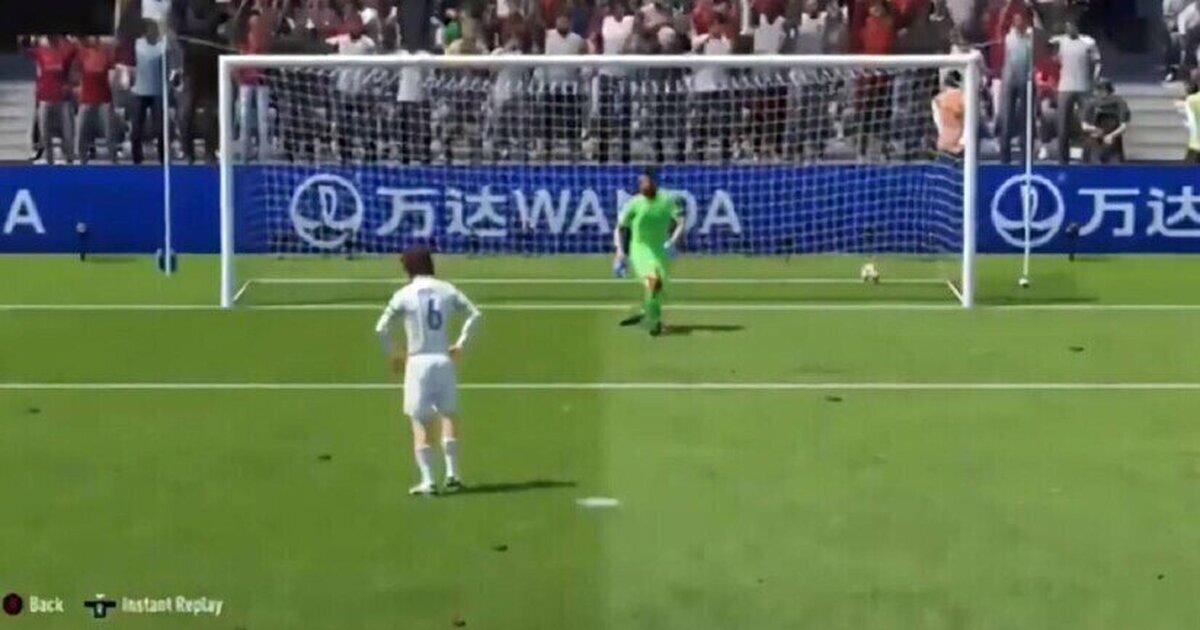 Un jugador profesional de FIFA 20 es eliminado por fallar un penalti que claramente había entrado